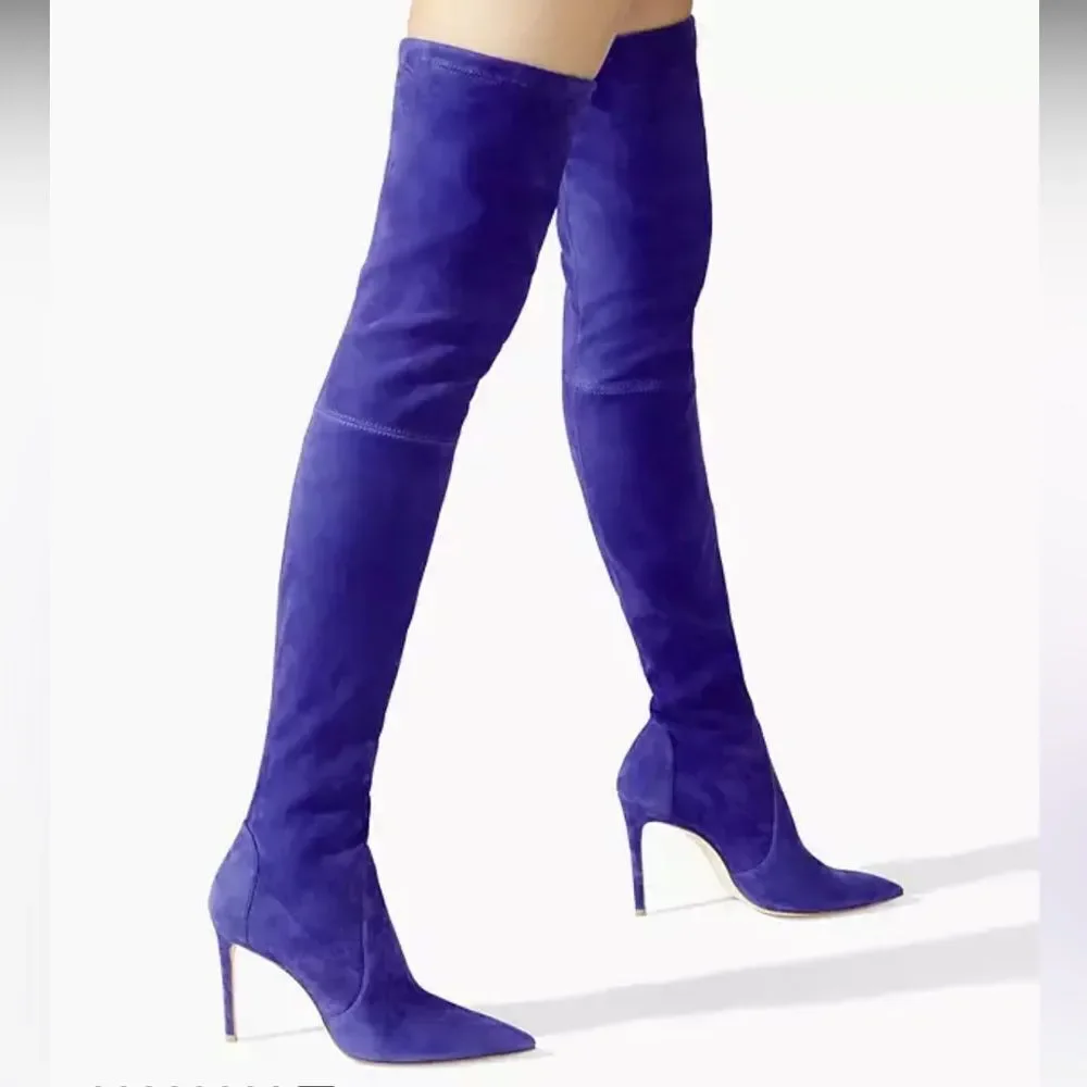 Stuart Weitzman Suede Thigh high boots